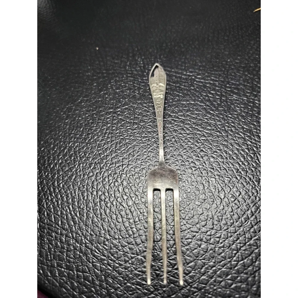 Sterling Silver Salt‎ Lake City, Utah Mormon Salt Lake Temple Souvenir Fork